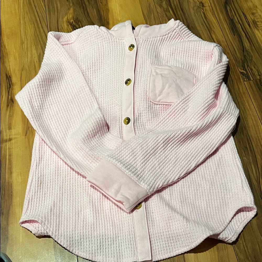 Old Navy Light Pink Kids Button-Down Shirt